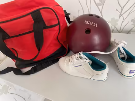 Photo of free Ladies size 5 bowling shoes + bag ten pin bowling ball (Sewerby YO16) #1