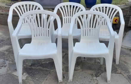 Photo of free Garden chairs x 5 (CT9) #1