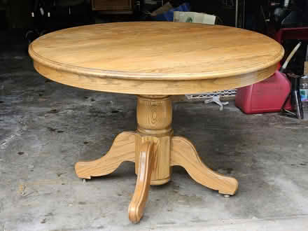 Photo of free Table - 48" Round oak (Goshen, NY) #1