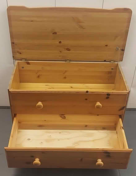 Photo of free Wooden Pine Drawer Ottoman (BH10 - Northbourne) #3
