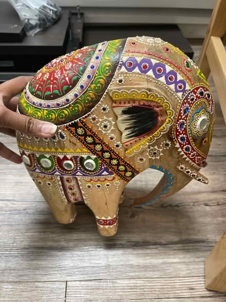 Photo of free Wooden elephant (Sunnyvale near Lawrencestation) #3