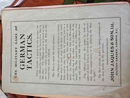 Photo of free German Tactics and Solitaire (Riddlesdown CR8) #2