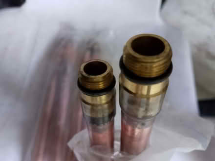 Photo of free Connector stems for monobloc mixer taps, pair (Bucknell SY7) #3