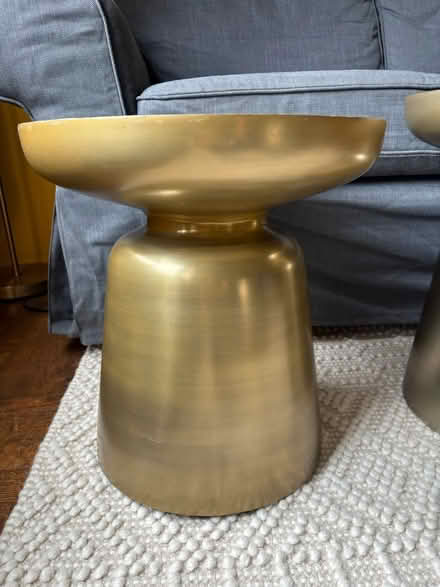 Photo of free Two end tables/stools (Rego Park) #2