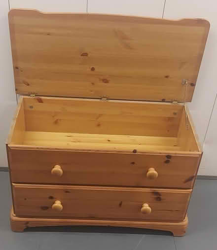 Photo of free Wooden Pine Drawer Ottoman (BH10 - Northbourne) #2