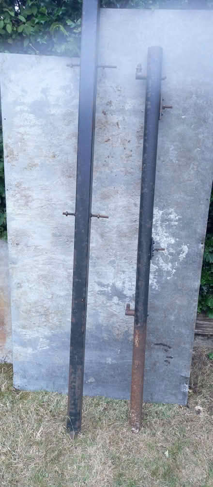 Photo of free WROUGHT IRON poles (Twyford RG10) #1