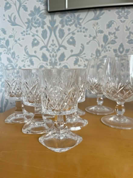 Photo of free 6 lead crystal wine glasses (Keighley) #1