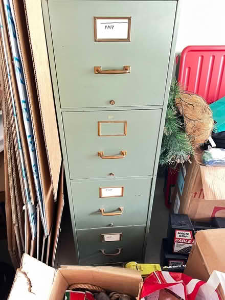 Photo of free 1940’s metal filing cabinet (South Surrey, BC) #1