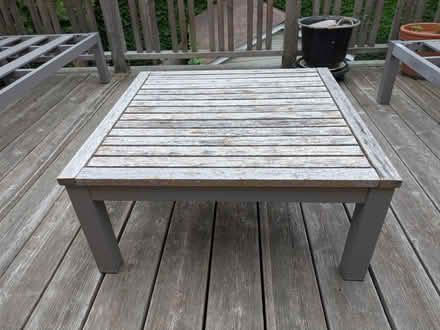 Photo of free Outdoor coffee table (needs work) (Chinatown / Little Italy) #1