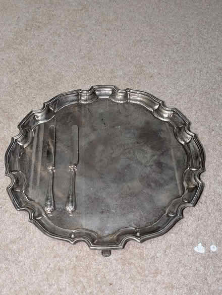 Photo of free Silver plated salver (AB22) #1