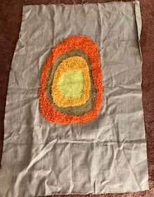 Photo of free Partially Done Hooked Rug (Sunland) #1
