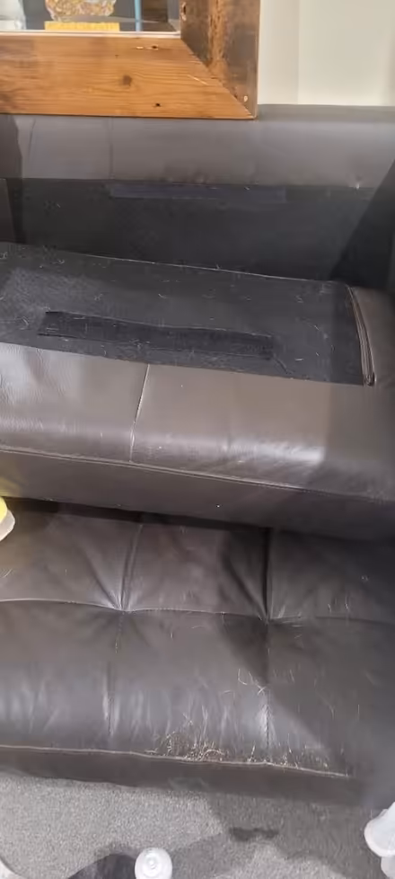 Photo of free Leather sofa 3 seater (Canning town E16) #3