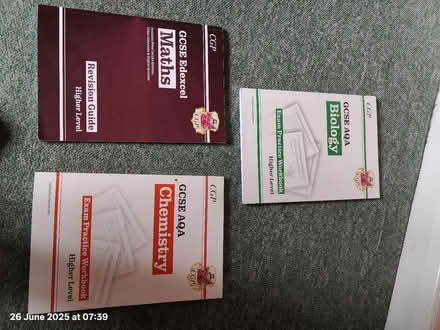 Photo of free Three GCSE study books (Bordon GU35) #1