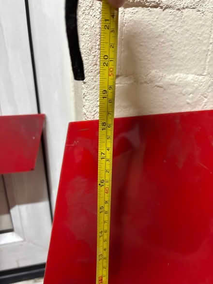 Photo of free M- letter red plastic (SW8) #3