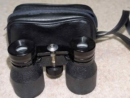 Photo of free Small black binoculars in zip up case. (AB22) #2