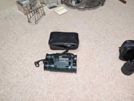 Photo of free Small plastic binoculars in zip case. (AB22) #1