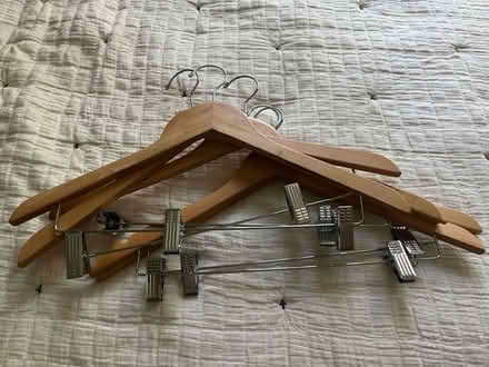 Photo of free 30 Wooden Pants Hangers (Freedom Park) #1