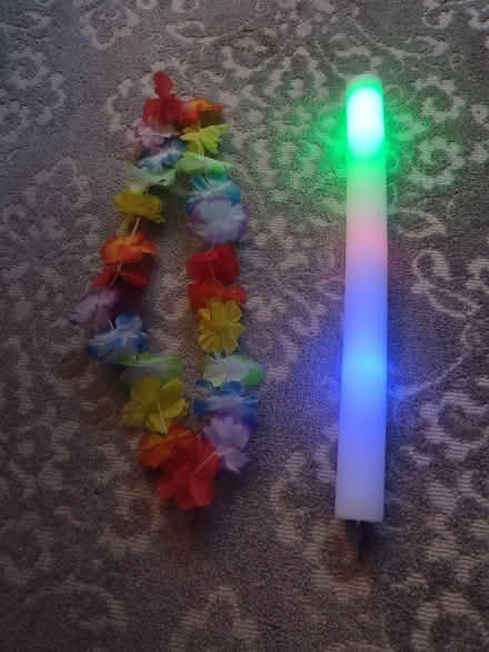 Photo of free Flower garland and light up glo stick (Ashton-U-Lyne OL6) #1