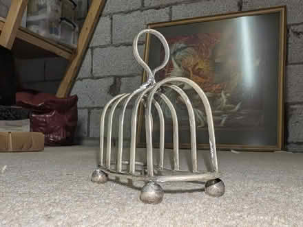 Photo of free Silver toast rack. (AB22) #3