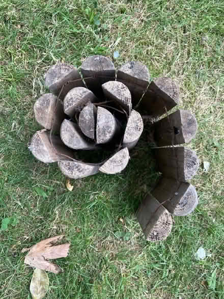 Photo of free 3’ wooden log roll for borders (St Albans AL1) #1
