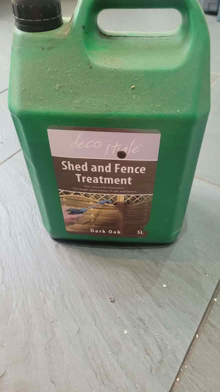 Photo of free Shed & Fence treatment dark oak (Bromley BR1) #1