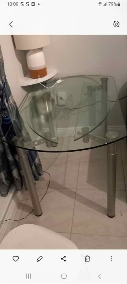 Photo of free Lovely glass kitchen Table (Clane kildare) #1