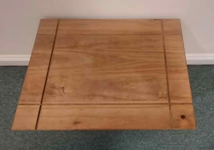 Photo of free Wooden Table Top with Grey Legs (BH10 - Northbourne) #2