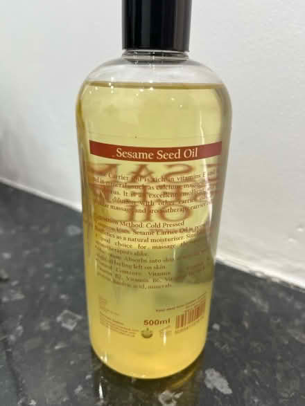 Photo of free Sesame seed oil for external use (Beauchief S8) #2