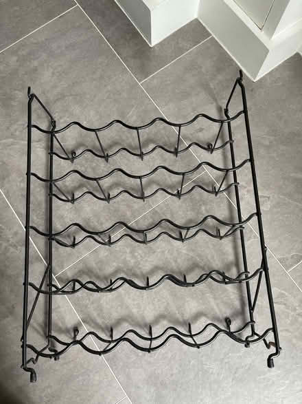 Photo of free Small wine shelf, metal (Barons Court W6) #2