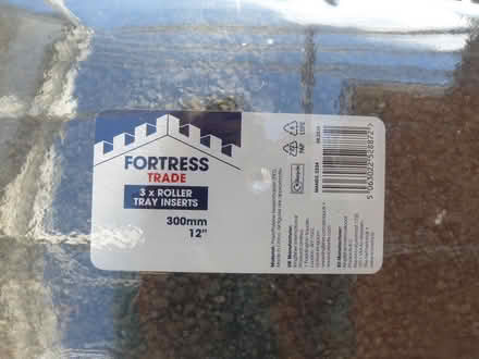 Photo of free 3 x clear thin plastic 12" paint tray inserts/liners (Kempsey WR5) #2