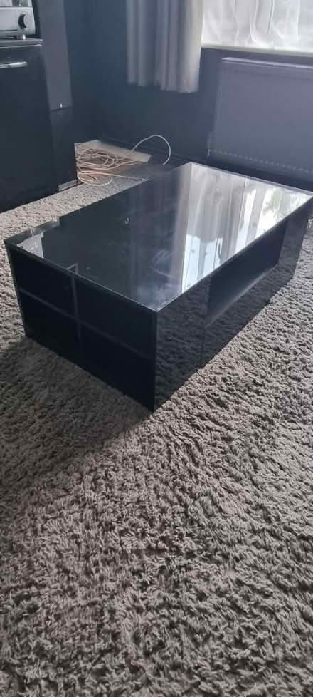 Photo of free Black gloss coffee table (New addington) #1