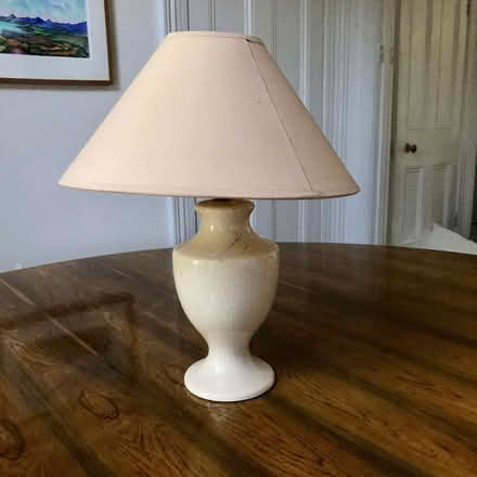 Photo of free Table lamp. Ceramic part is 20cm tall (Lewes BN7) #1