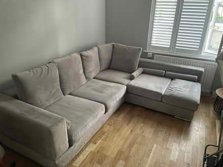 Photo of free Corner sofa with shezlong (CR4 3EB) #1