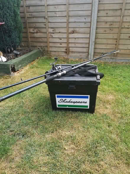 Photo of free Fishing Box & Carp Rod (Eastlands CV21) #1