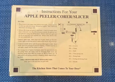 Photo of free Apple Peeler / Corer / Slicer (Near Birch & Bear Valley) #3