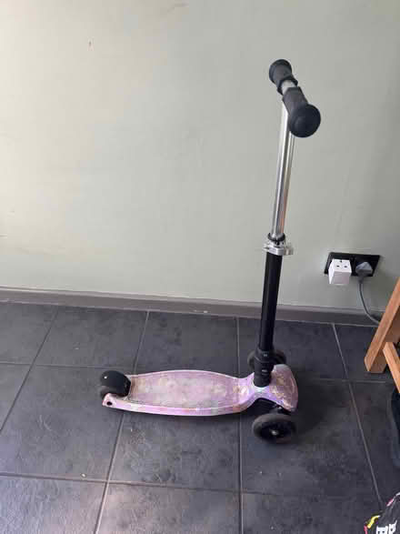 Photo of free 3 wheeled girls scooter suitable 3-7yrs (Newport Pagnell MK16) #1