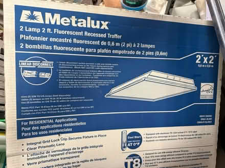 Photo of free Two Metalux 2x2 troffers (Naperville, near downtown) #1