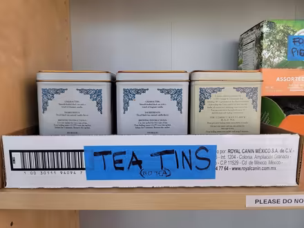 Photo of free Tea Tins (West 7th) #1