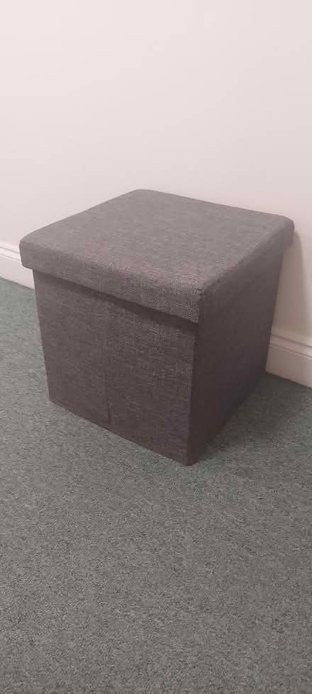 Photo of free Grey Square Fabric Ottoman (Kinson Village Green Stocks BH10) #1