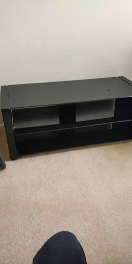Photo of free Glass tv unit in good condition (Stockport) #1