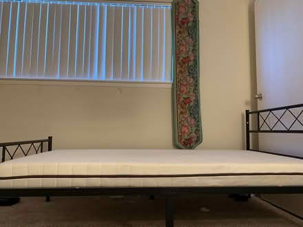 Photo of free Twin Bed Frame and Mattress (Palo Alto) #1