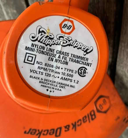 Photo of free B&D whipper snipper (electric) (Huron and Wellington) #2