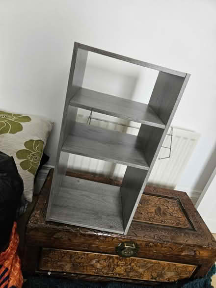 Photo of free Grey small bedside shelves x2 (TN34) #1