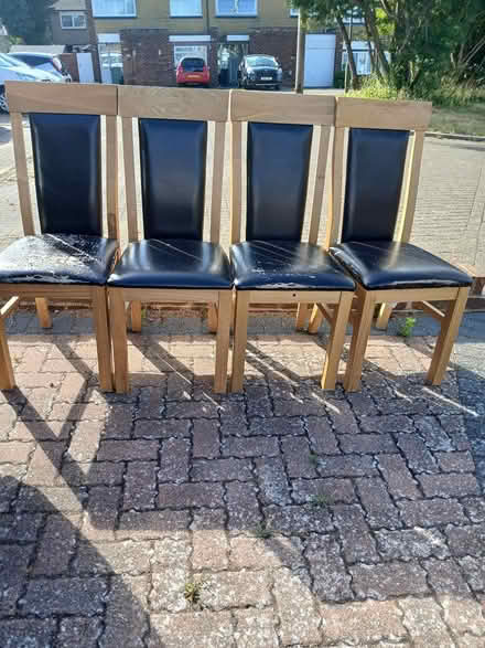 Photo of free 4 dining chairs (BR5 4EF Orpington) #1