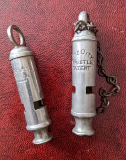 Photo of free Vintage police whistles (Higham Hill E17) #1