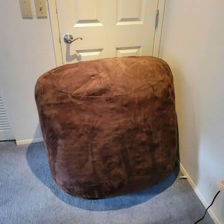 Photo of free Large Brown Foam Filled "Bean Bag" (Bellevue-Redmond) #2