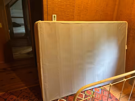 Photo of free Double mattress and box spring (Becket, MA) #1