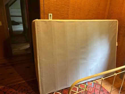 Photo of free Double mattress and box spring (Becket, MA) #1