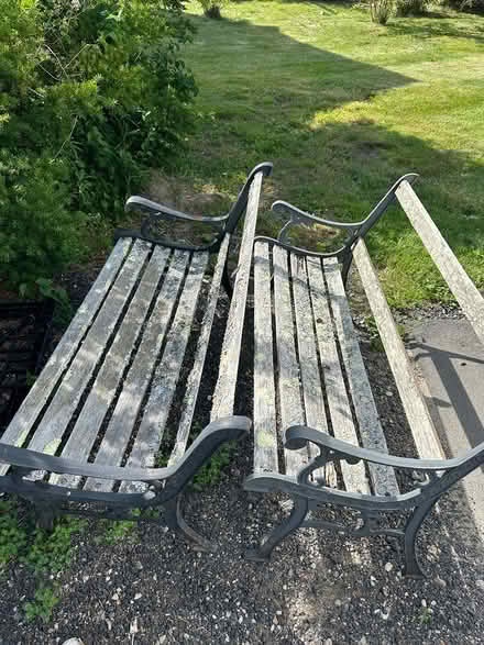 Photo of free Old lawn benches (Hills Beach Biddeford) #2