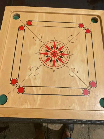 Photo of free Carrom Board with wooden coins (Salhouse NR13) #1